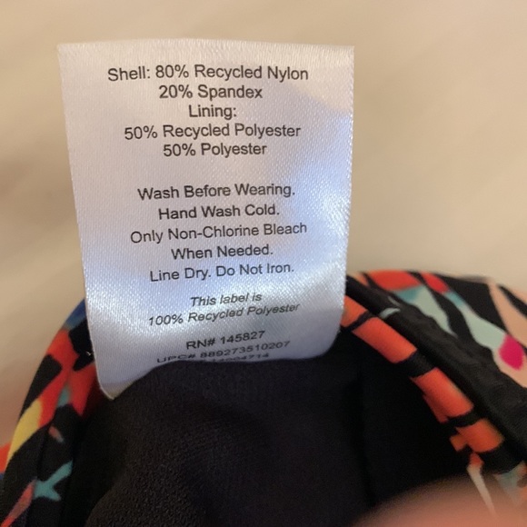 New ECO BEACH Swimsuit Size Large - Picture 6 of 6